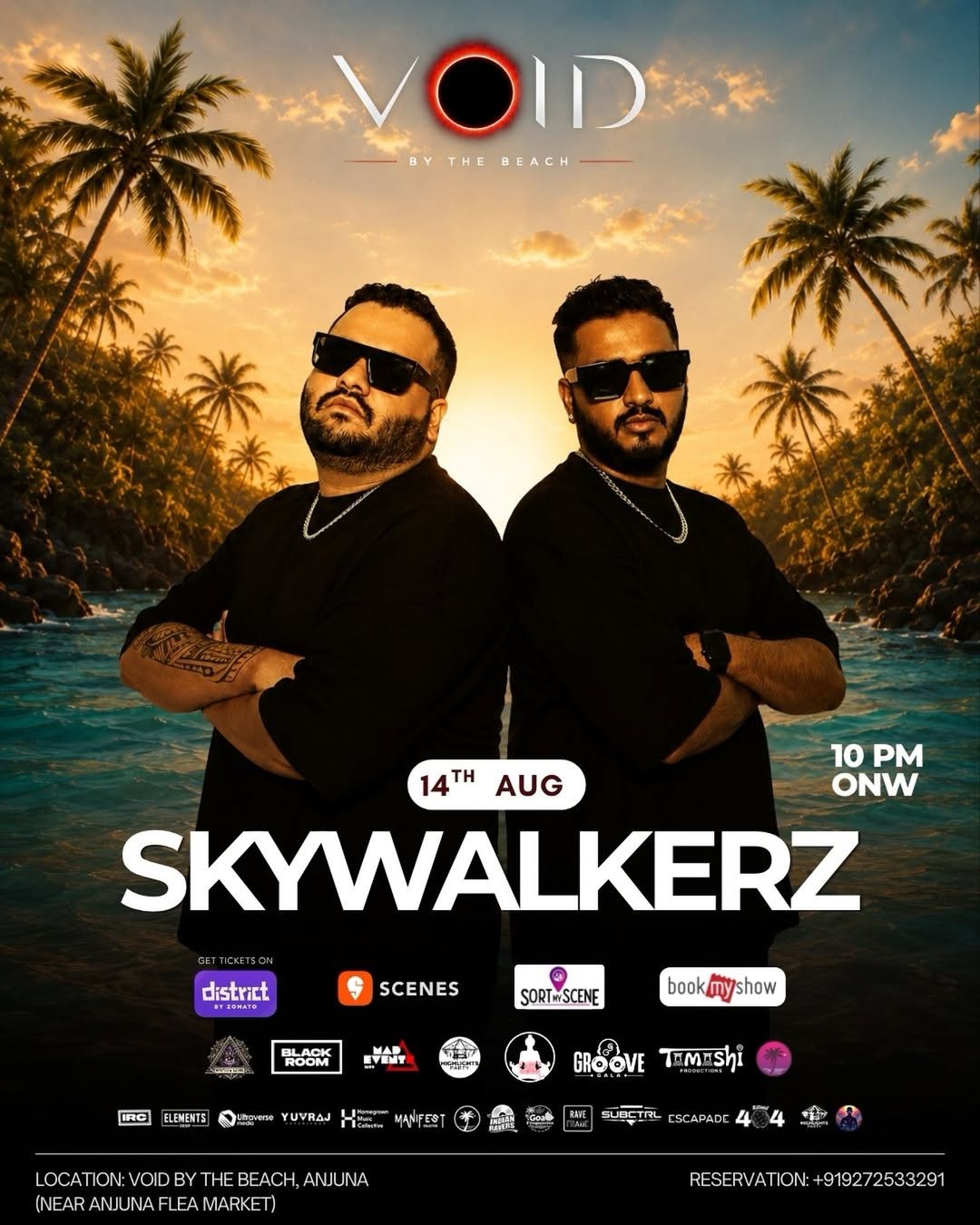 SKYWALKERZ at VOID By The Beach, Goa