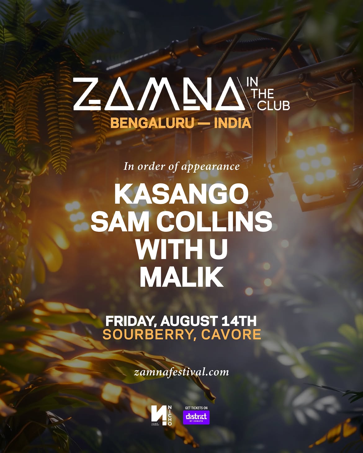 Zamna in the Club: Bengaluru
