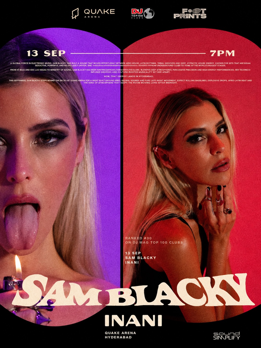Sam Blacky India Debut